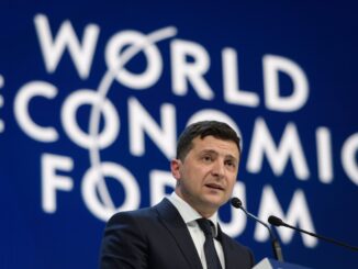 Ukrainian president Zelensky WEF