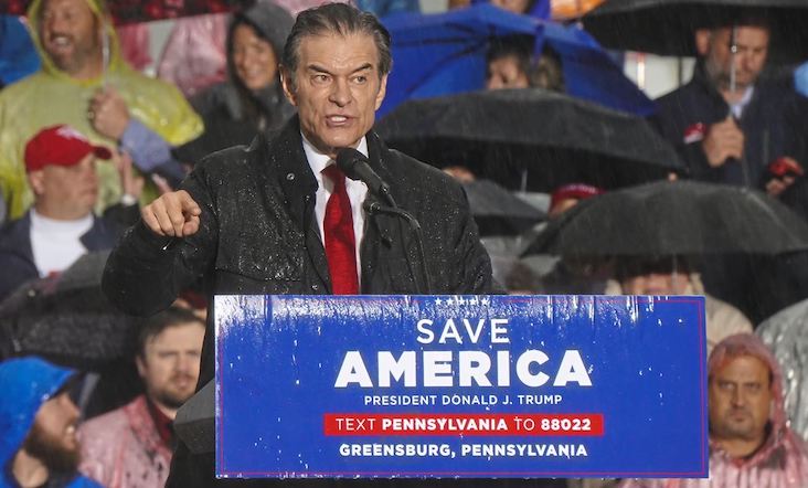 Dr. Oz booed by thousands of Trump supporters during rally