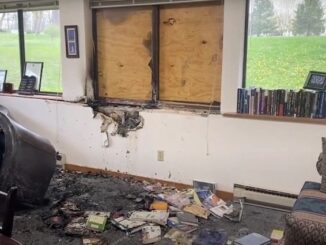 Democrat terrorists firebomb anti-abortion HQ - FBI decline to investigate