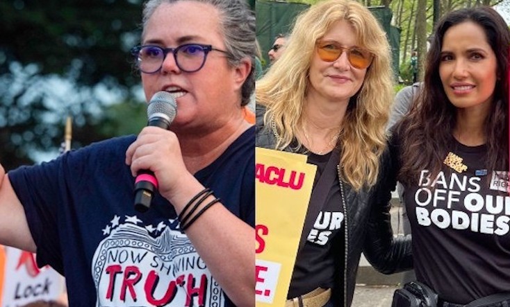 Hollywood celebs lead nationwide protests for abortions