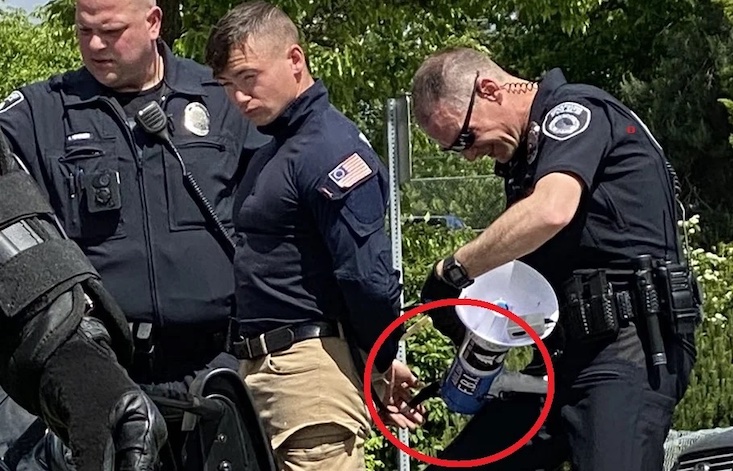 Patriot Front member arrested by police turns out to be an FBI agent