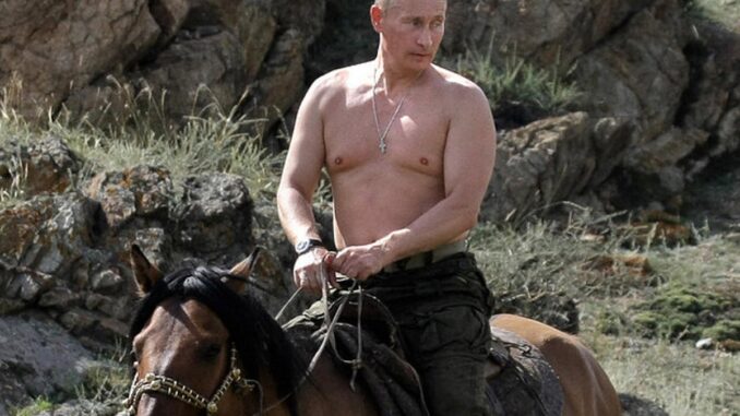 Putin topless