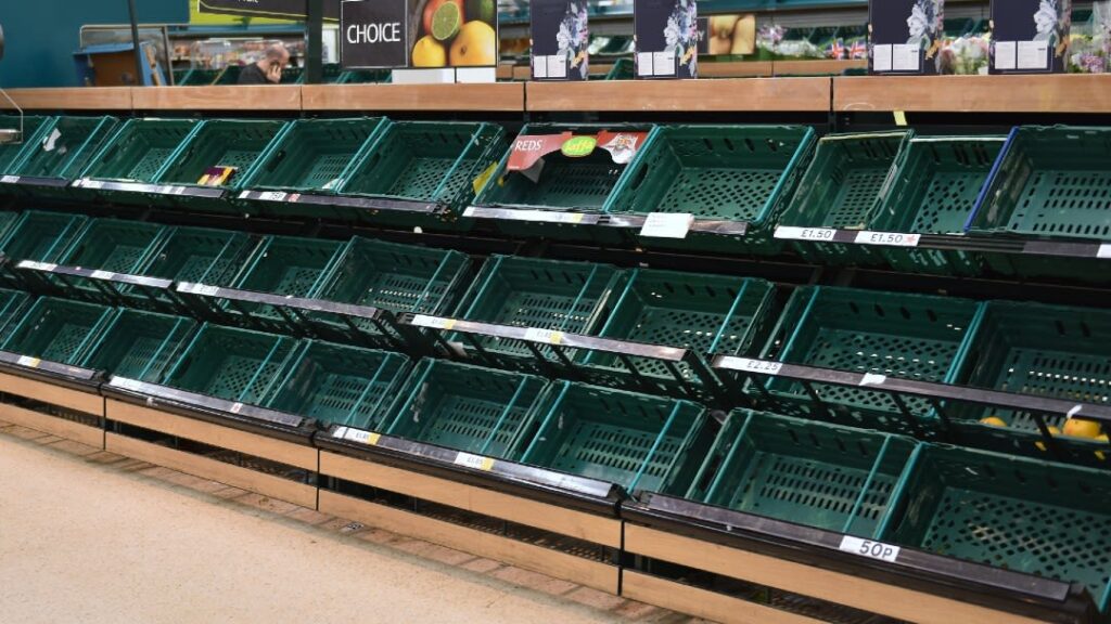 food shortages