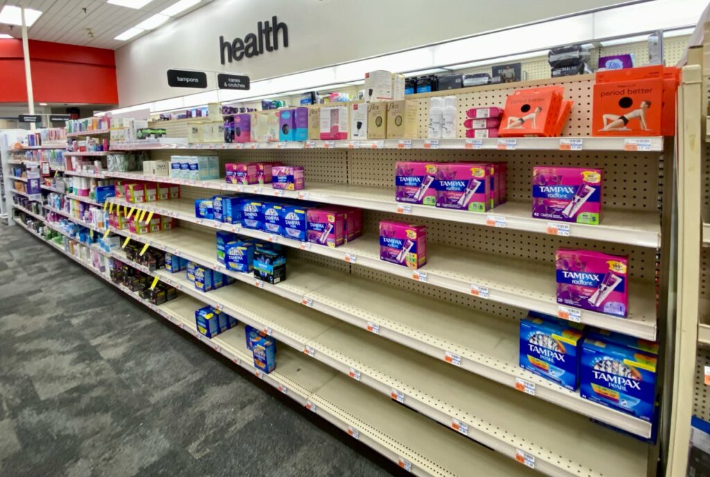 TAMPON SHORTAGE