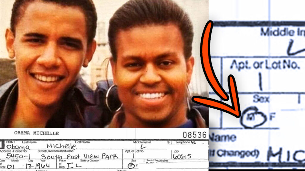 Former First Lady Michelle Obama was registered to vote as a man from 1994 until 2008, according to official documents obtained from the Illinois State Board of Elections.