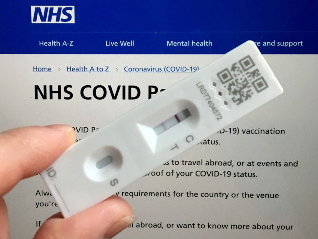 NHS covid test