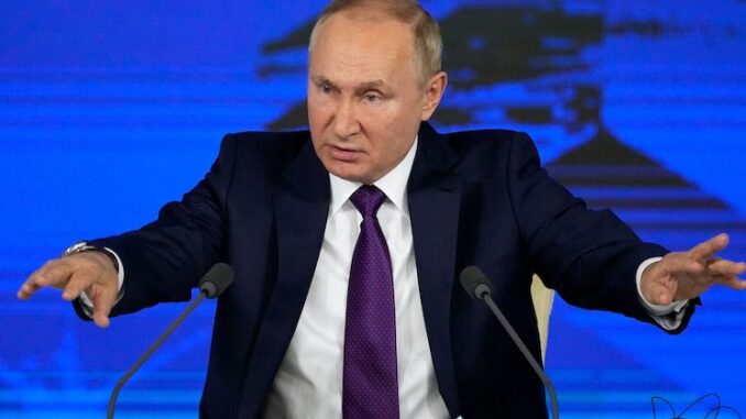 President Putin declares that the 'New World Order' wants to eradicate human creativity