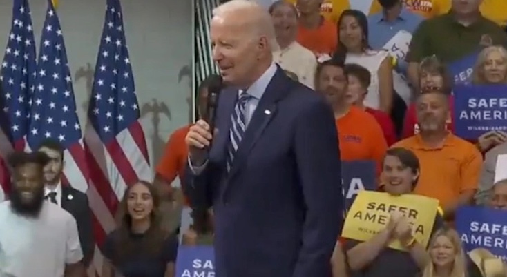 Biden creeps on little girl at event