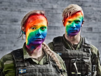 gay pride swedish military