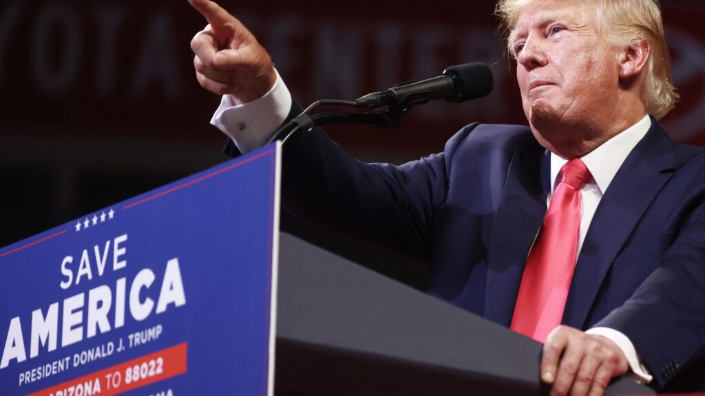 Trump says the next President must destroy the New World Order