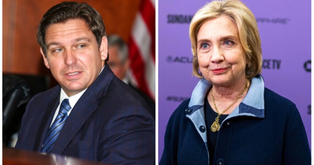 DeSantis Clinton