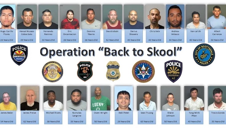 Police in Arizona bust massive pedophile ring