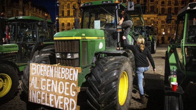 Dutch farmers are being arrested and snatched by government agents