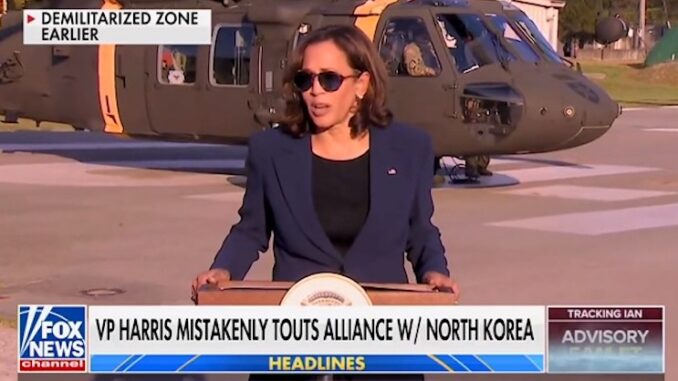 Kamala Harris hails America's strong alliance with North Korea