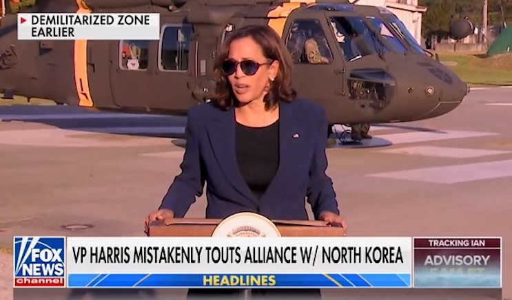 Kamala Harris hails America's strong alliance with North Korea