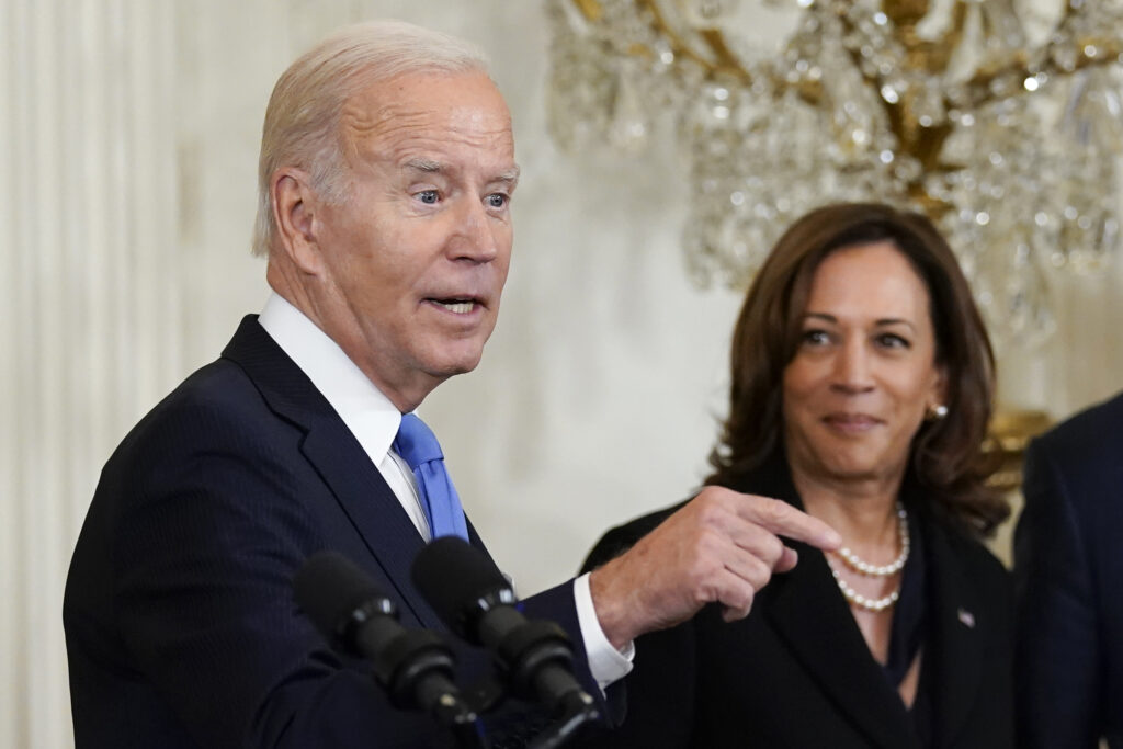 Biden and Harris