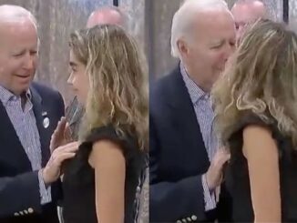 Joe Biden fondle's an underage girls breast in public