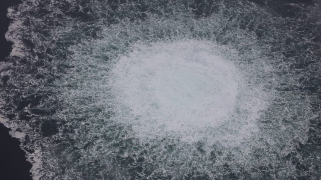 Nord stream gas pipeline attack