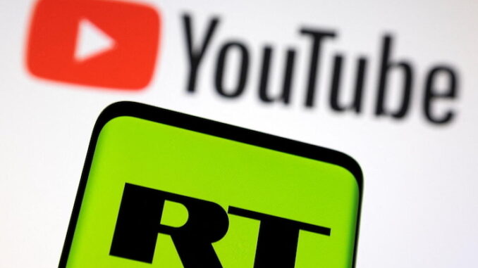 Google loses lawsuit against Russia Today and is forced to restore the censored YouTube channel