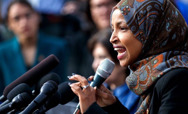 Ilhan Omar slams anti-war protestors as white supremacists