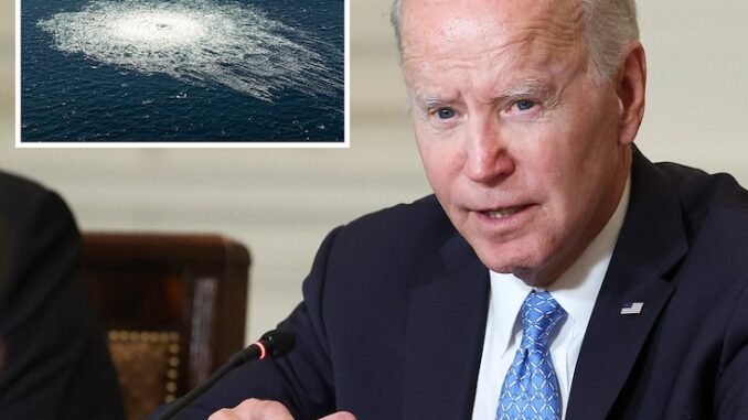 Pentagon insider admits Biden orchestrated Nord Stream Pipeline attack
