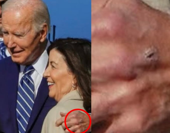 Biden hand