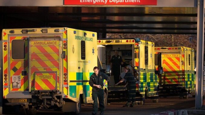 NHS ambulances