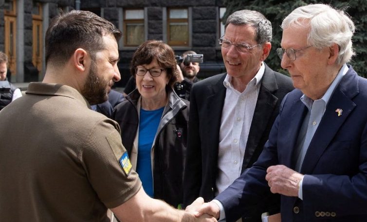 RINO Mitch McConnell caught taking money from Zelensky