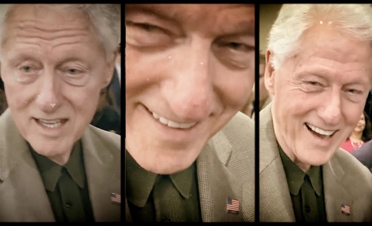 Bill Clinton roars with laughter when confronted about his ties to elite pedophilia
