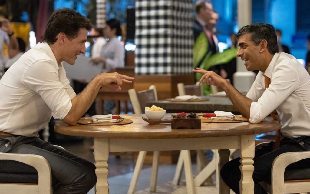 justin trudeau and rishi sunak
