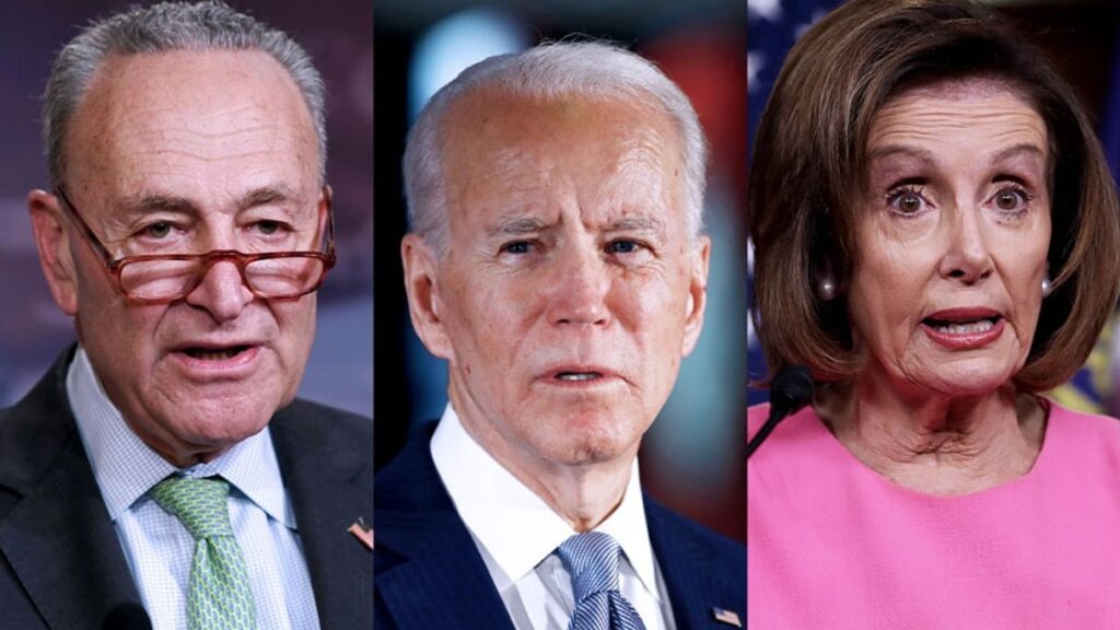 Biden Schumer Pelosi