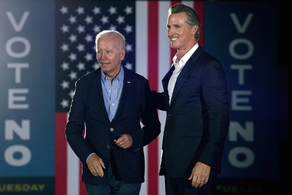 BIDEN NEWSOM