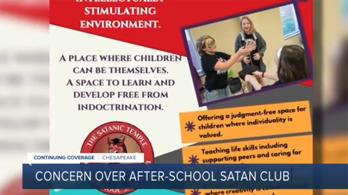 School reopens after school Satan club