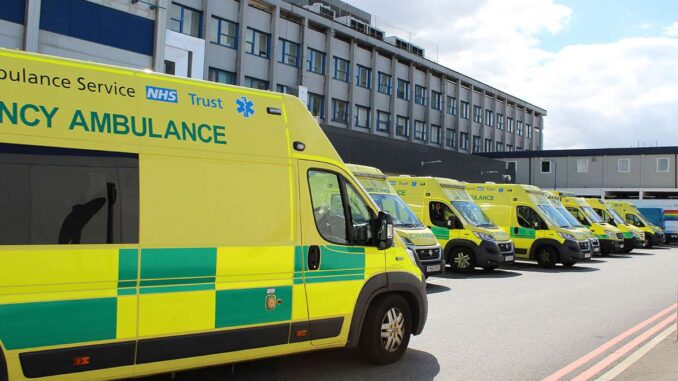 ambulance excess deaths UK