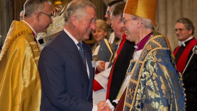 King Charles orders the abolishment of the Church of England