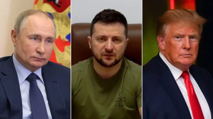 Putin, zelensky and donald trump