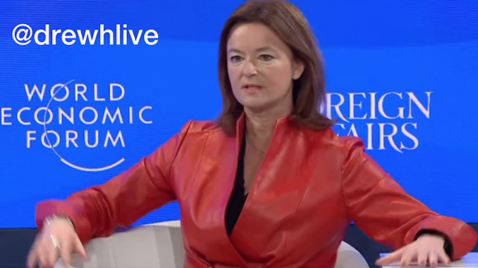 Slovenia leader demands nations respect the 'New World Order' during bizarre speech at Davos