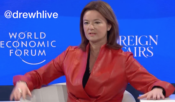 Slovenia leader demands nations respect the 'New World Order' during bizarre speech at Davos