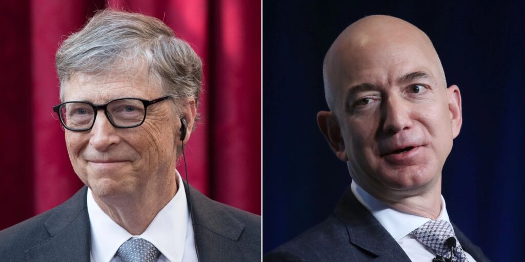Bill Gates Jeff Bezos