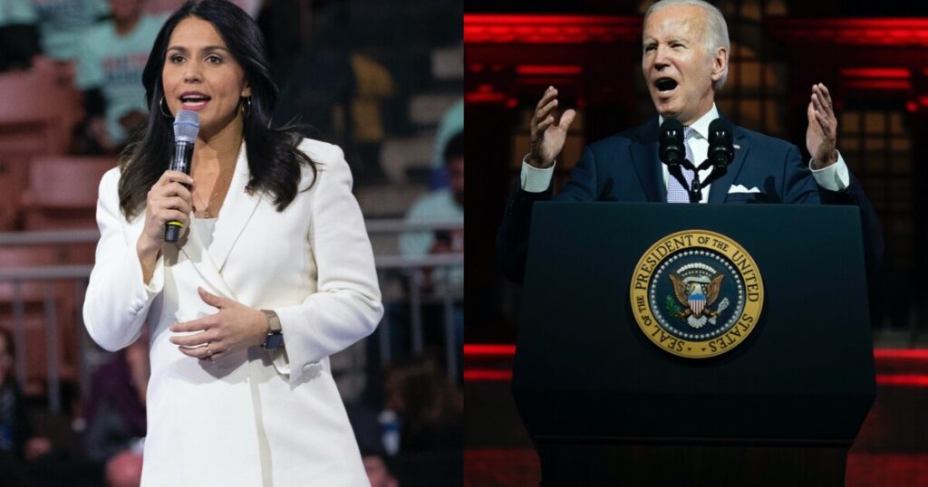 Tulsi Gabbard Joe Biden