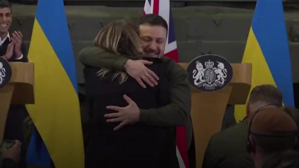 Zelensky BBC reporter