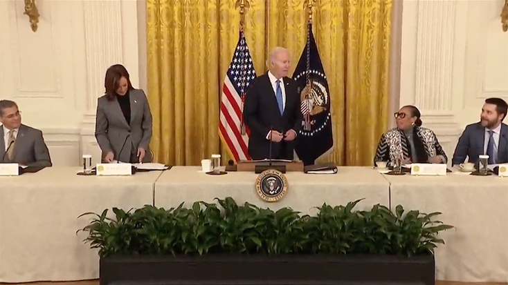 Biden asks where the hell the president is