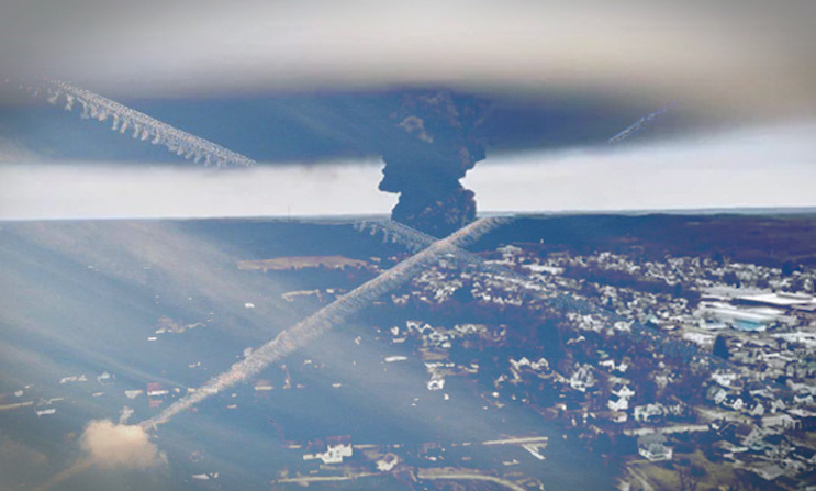 Millions of users worldwide are talking about chemtrails following Ohio chemical attack