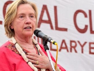 Hillary Clinton calls for a cashless society to save the planet