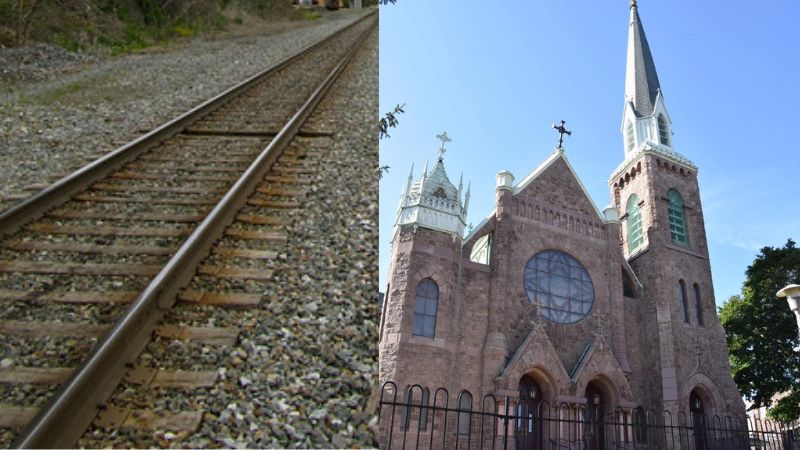 trian tracks Church