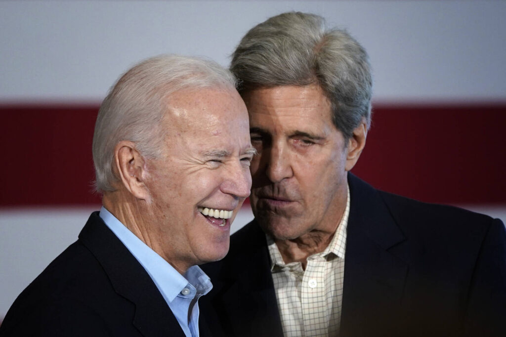 Biden with john Kerry
