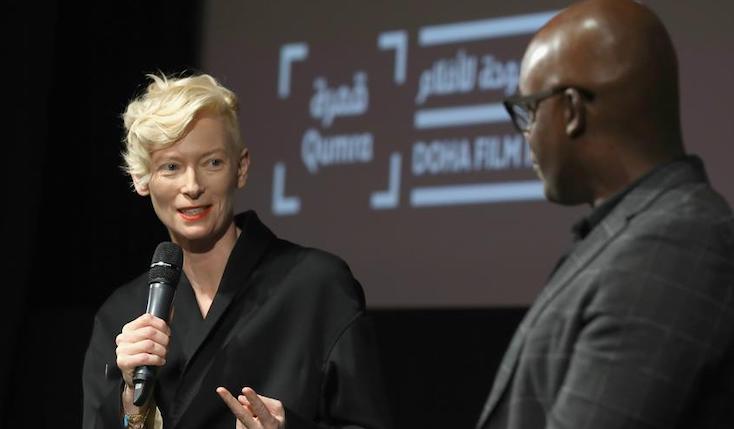 Hollywood actress Tilda Swinton has announced she will not be wearing a 'useless mask' while filming her next movie in Ireland.