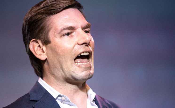 Eric Swalwell calls for banning of Fox News for U.S. military troops