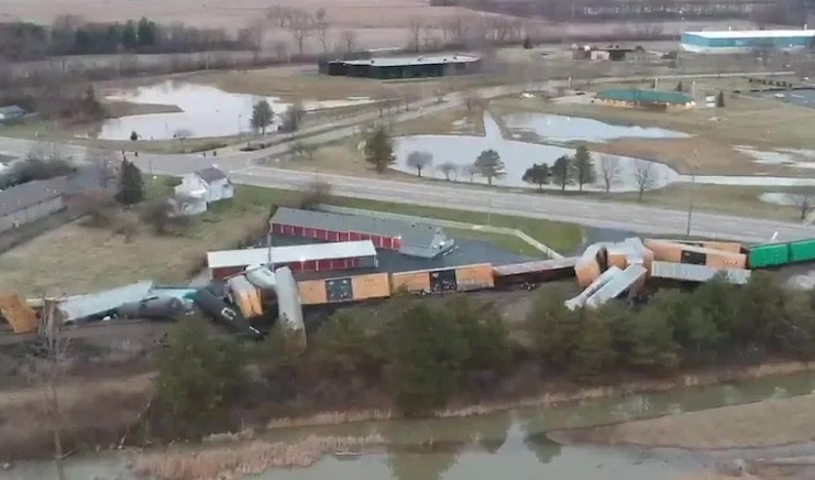 Ohio residents told to shelter in place following new train derailment