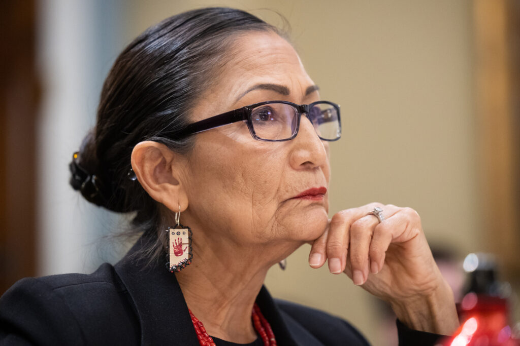 Interior secretary Deb Haaland